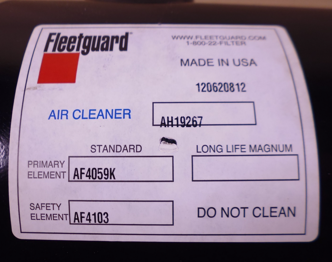 OEM Fleetguard AH19267 Air Cleaner Housing w/ AF4059K &amp; AF4103 Filters | Replacement Truck Parts, Trailer Accessories, Automobile Supplies, Car Parts &amp; Accessories