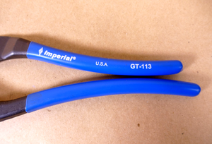 GT-113 Imperial Tools USA Blue Soft Grip Adjustable Soft Jaw Non Marring Pliers | Industrial MRO Tools and Replacement Industrial Equipment Components