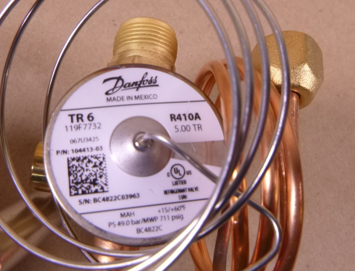 Danfoss 104413-03 Expansion Valve R410A TR6 119F7732 For Lennox Heat Pump | Industrial MRO Replacement Parts, Manufacturing Machine Parts &amp; Components, Heavy Equipment Parts Supplier
