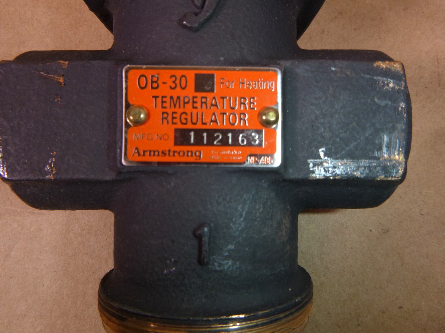OB-30 Armstrong 1" NPT 150 PSI Direct-Acting Temperature Regulator W/ Capillary | Industrial MRO Replacement Parts, Manufacturing Machine Parts &amp; Components, Heavy Equipment Parts Supplier