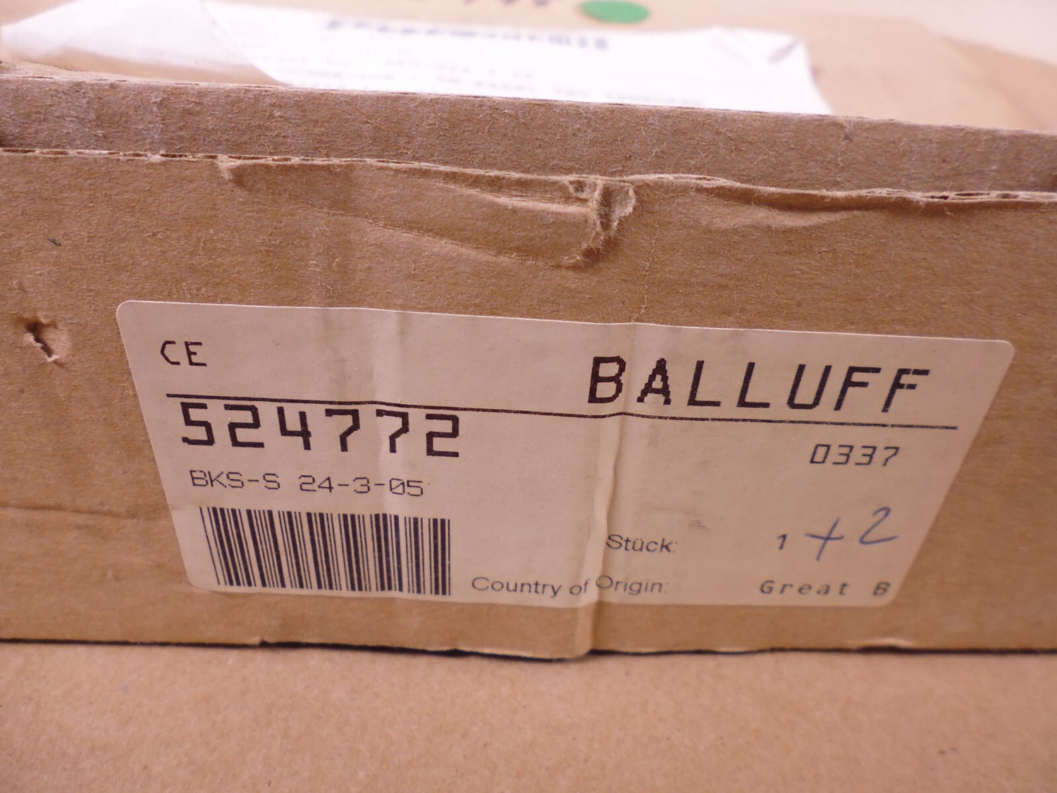 Balluff 524772 BKS-S 24-3-05 Connector Sensor Cable , BKSS24305 | Electrical MRO Replacement Parts &amp; Components and Commercial Electrical Supplies Company