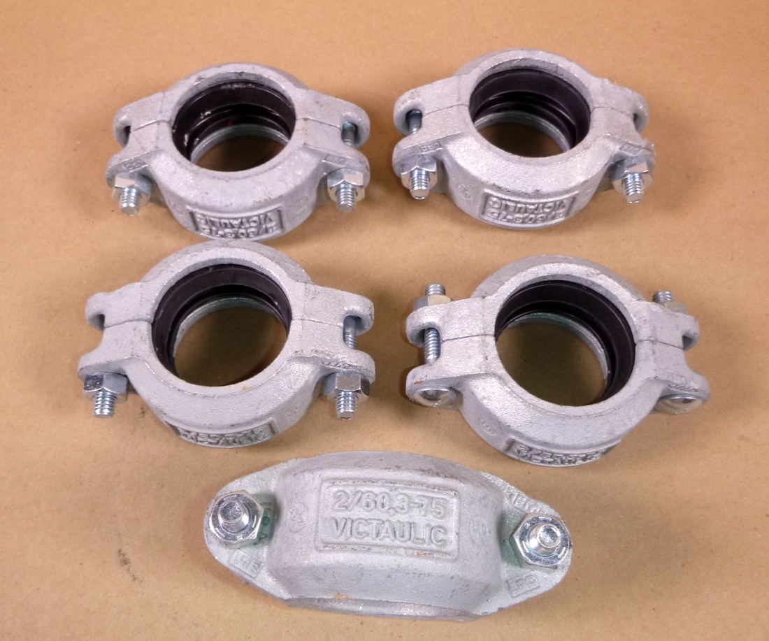 2” Victaulic Style 75 Flexible Coupling 2/60,3-75 (Lot of 5 Pcs.) | Industrial MRO Replacement Parts, Manufacturing Machine Parts &amp; Components, Heavy Equipment Parts Supplier