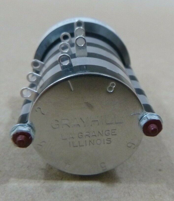 GRAYHILL M3786/4-0884 USA ROTARY SWITCH SP5T 5-POSITION , 5930-01-006-6956 | Electrical MRO Replacement Parts &amp; Components and Commercial Electrical Supplies Company