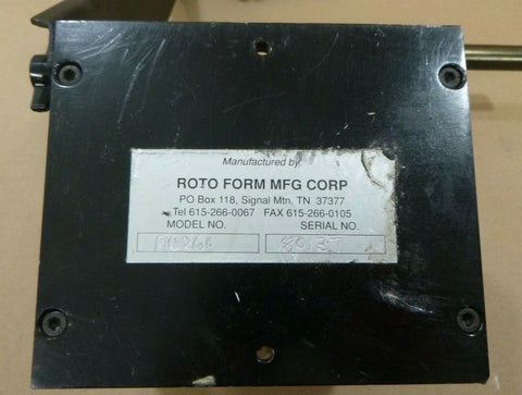 ROTO II RC-860 MANUALLY OPERATED AXIAL COMPONENT FORMER