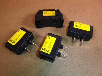 TCF45 Bussman CUBEFuse 45 Amp 600 Volt (3) W/ (1) TCFH60N Fuse Holder (Lot of 4)