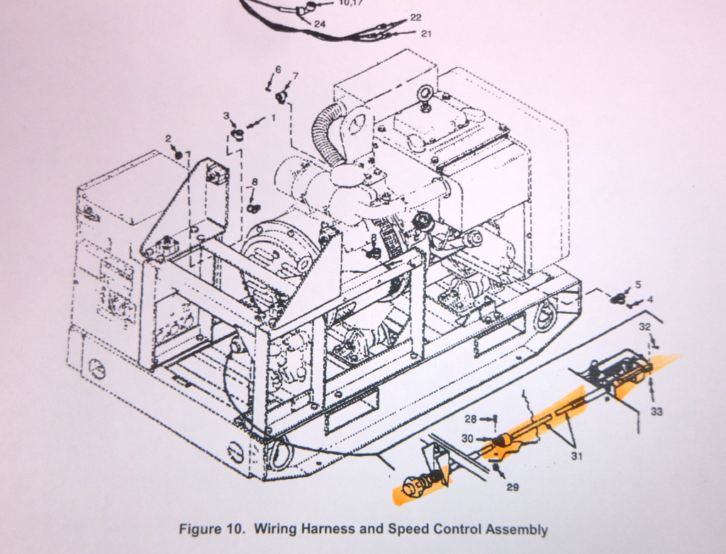 USGI MEP-002A, 003A Generator Throttle Cable 72-5091, 152-0180, 2990-01-046-5864