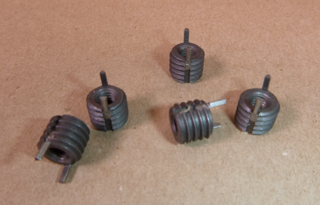 10-32 Carbon Steel Key Locking Thread Insert 3/8-16 External Thread (5 Pcs) | Industrial Replacement Nuts & Bolts Distributor and Machinery Screws & Fasteners Supply