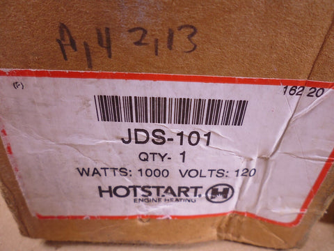 Hotstart JDS-101 Engine Block Heater for John Deere 1000W 120V