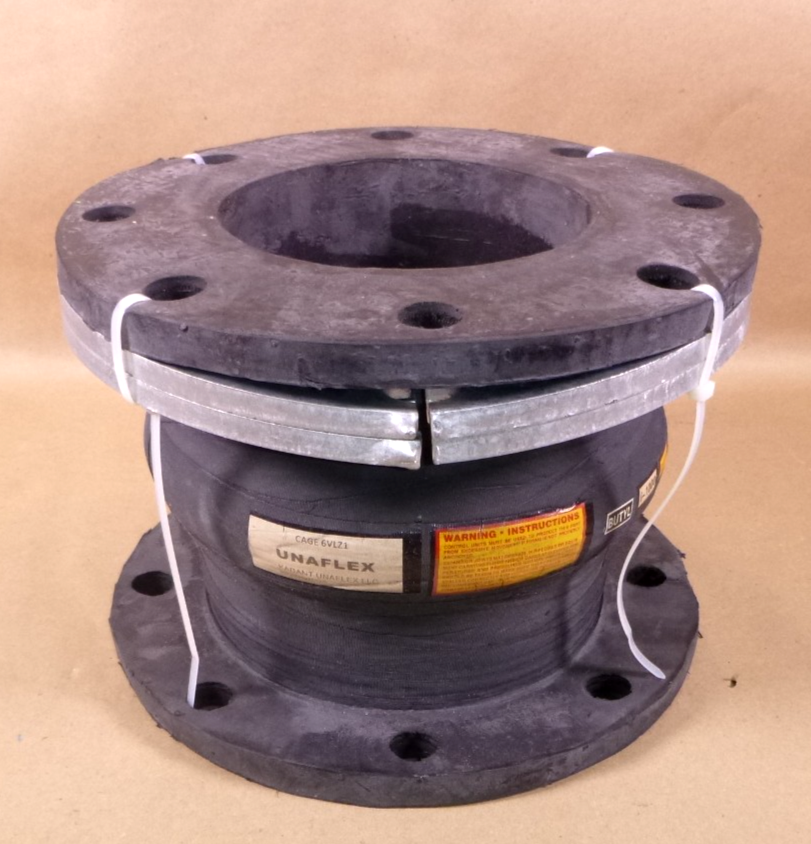 6" Inch Rubber Expansion Joint Kadant Unaflex Single Arch 11" Flange OD (BUTYL) | Industrial MRO Replacement Parts, Manufacturing Machine Parts & Components, Heavy Equipment Parts Supplier