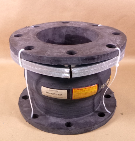 6" Inch Rubber Expansion Joint Kadant Unaflex Single Arch 11" Flange OD (BUTYL) | Industrial MRO Replacement Parts, Manufacturing Machine Parts & Components, Heavy Equipment Parts Supplier