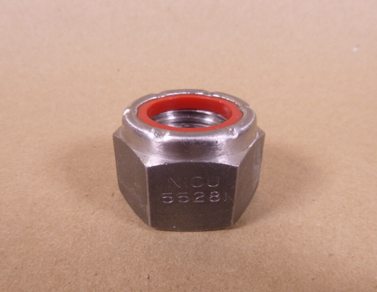 NiCu 1"-8 Nylon Insert Hex Lock Nut Nickle-Copper Monel Marine Duty Lock Nut | Industrial Replacement Nuts &amp; Bolts Distributor and Machinery Screws &amp; Fasteners Supply