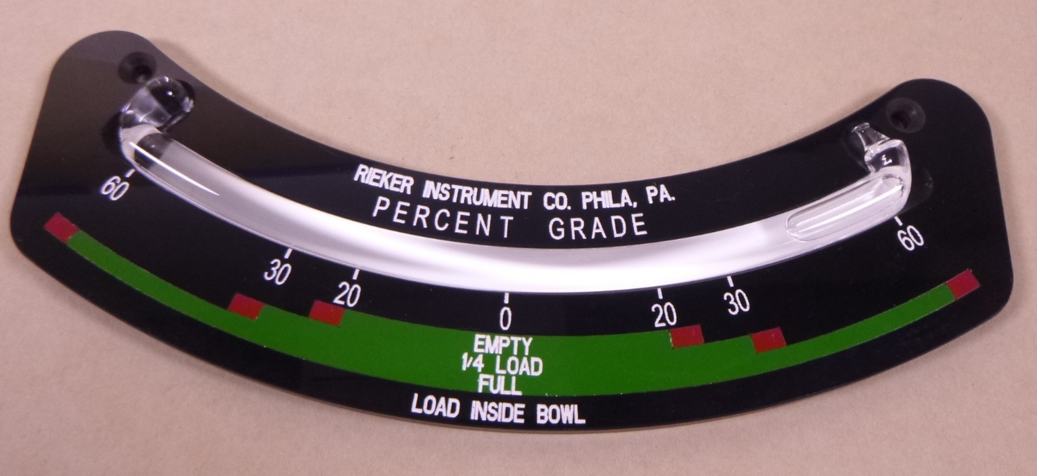 Rieker 2070 5070 Inclination Clinometer M9 12412077 12412077-R 6605-01-377-5714