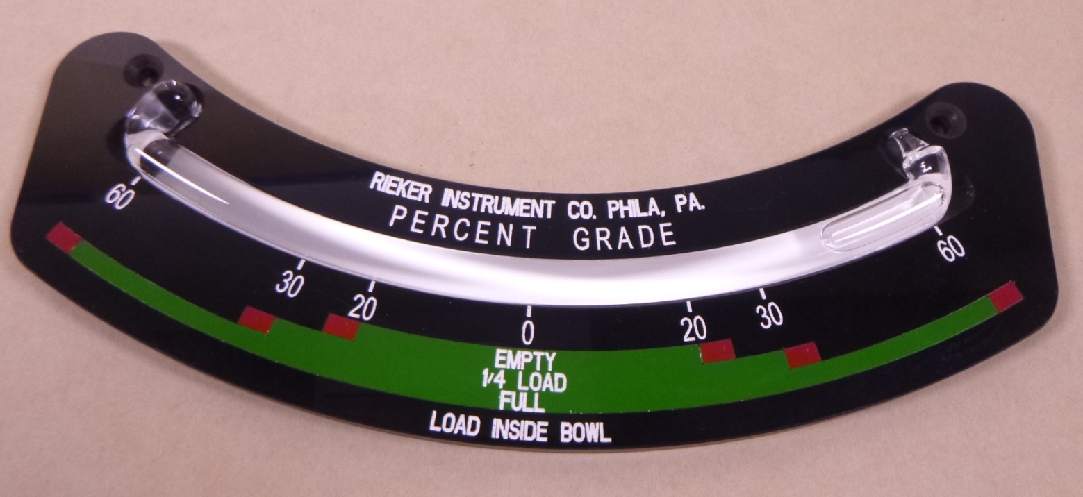 Rieker 2070 5070 Inclination Clinometer M9 12412077 12412077-R 6605-01-377-5714