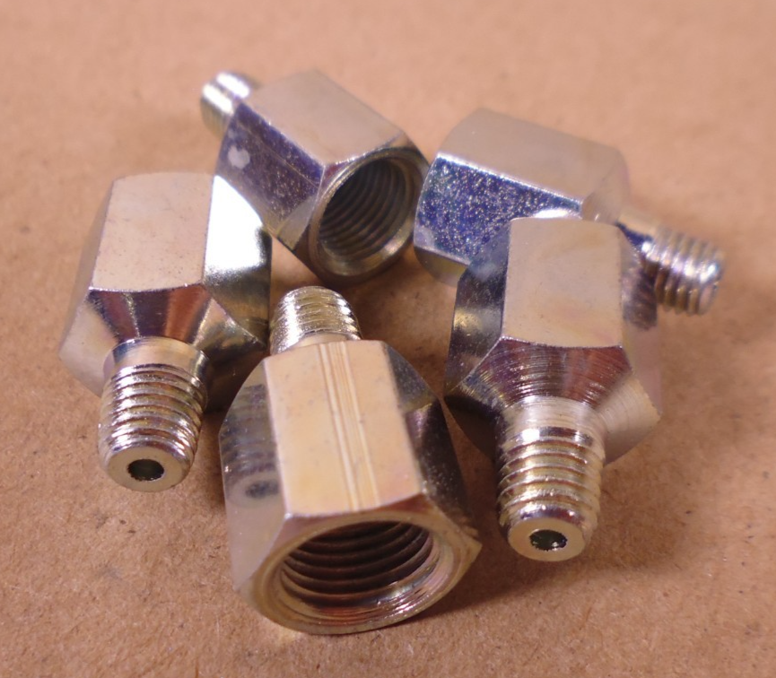 (5 Pack) 51942 Adapter, 1/4"-28 SAE-LT Taper Thread(m) x 1/8" Female NPTF Steel | Industrial Replacement Nuts &amp; Bolts Distributor and Machinery Screws &amp; Fasteners Supply