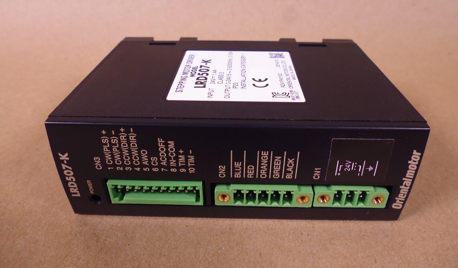 Oriental Motor LRD507-K DRLII Series Driver (Pulse Input) 24V 1.4A | Electrical MRO Replacement Parts &amp; Components and Commercial Electrical Supplies Company