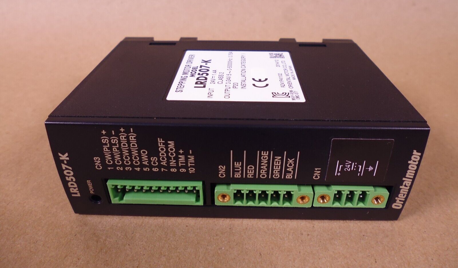 Oriental Motor LRD507-K DRLII Series Driver (Pulse Input) 24V 1.4A | Electrical MRO Replacement Parts &amp; Components and Commercial Electrical Supplies Company