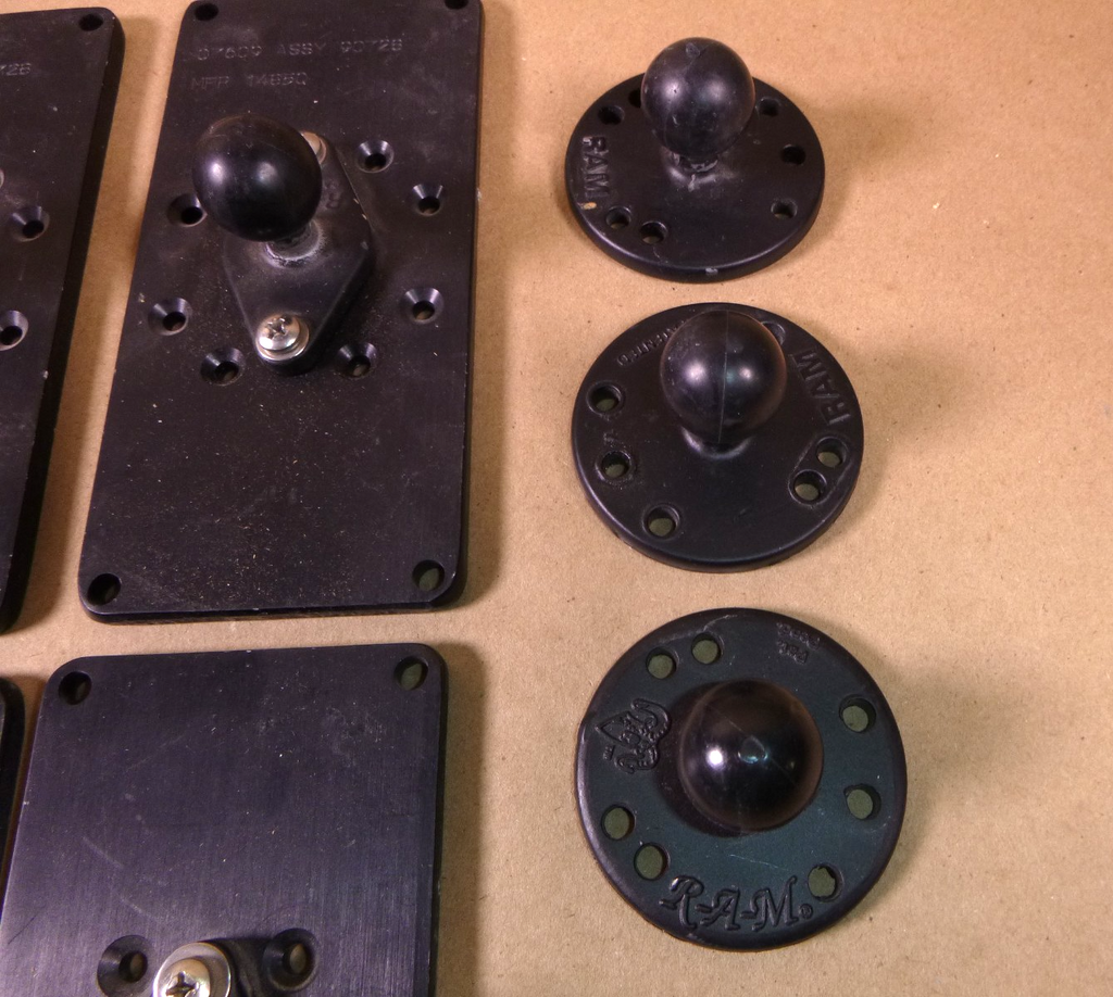 USED (Lot of 37 Pcs.) Ram Mounts Size B 1" Ball Assorted Mounts And Socket Arms | Industrial MRO Replacement Parts, Manufacturing Machine Parts & Components, Heavy Equipment Parts Supplier