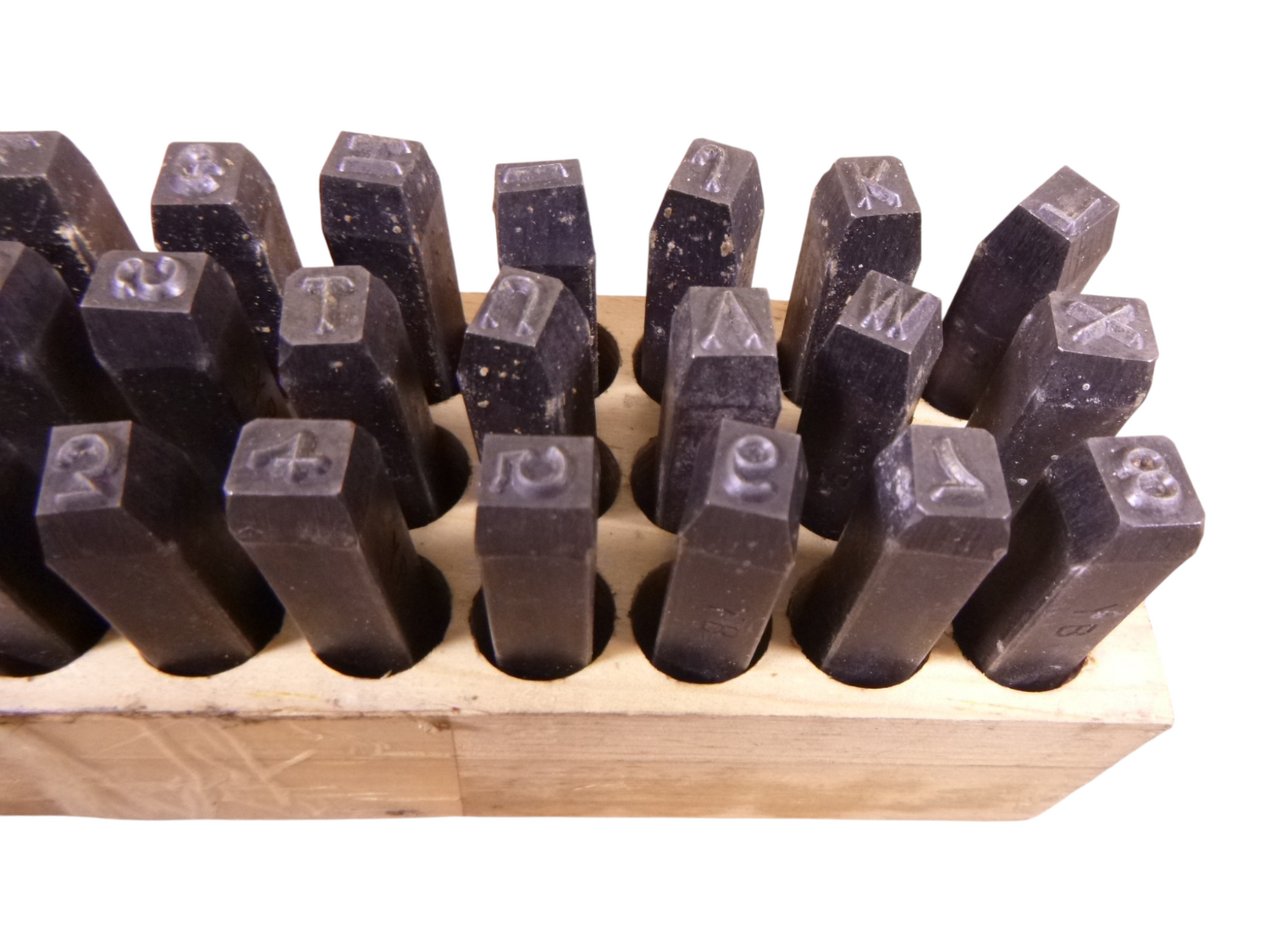 USED YOUNG BROS. Hand Stamp Die Set 3/16" A-Z Letters &amp; 1-8 Numbers , 36 Pieces | Industrial MRO Tools and Replacement Industrial Equipment Components