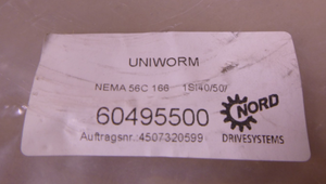 Nord 60495500 Flange Cover Mount Kit 5/8 Inch Adapter , NEMA 56C 1SI40/50/63 | Industrial Electric Motors, Pumps & Parts