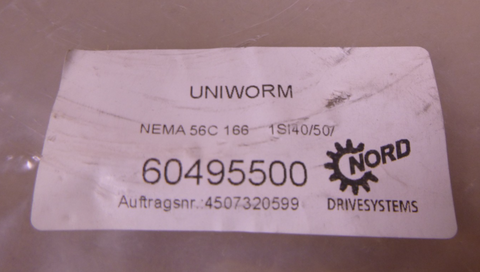 Nord 60495500 Flange Cover Mount Kit 5/8 Inch Adapter , NEMA 56C 1SI40/50/63 | Industrial Electric Motors, Pumps & Parts