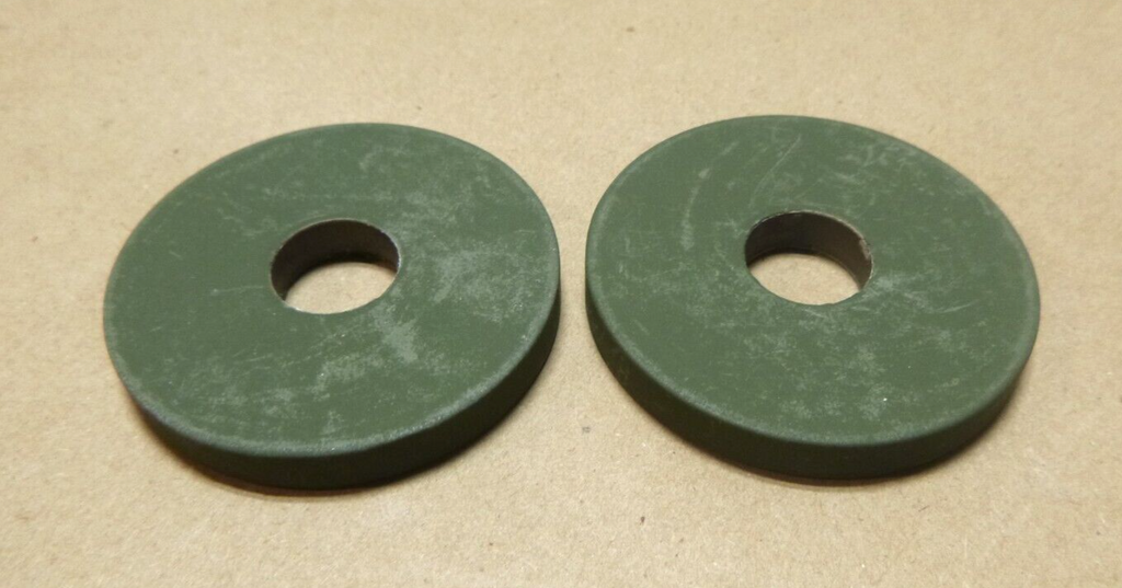 USGI 9/16" ID x 2" OD x 1/4" Tall Washer, Steel Spacer Plate, Olive Drab (2 Pcs) | Industrial Replacement Nuts & Bolts Distributor and Machinery Screws & Fasteners Supply