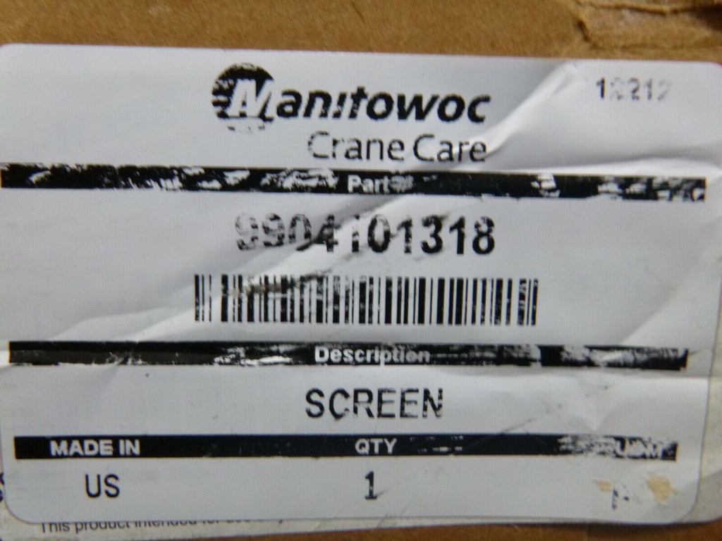 GROVE Manlift Transmission Casing Screen Assembly Manitowoc P/N 9904101318 | Replacement Truck Parts, Trailer Accessories, Automobile Supplies, Car Parts & Accessories