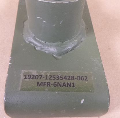 FMTV LMTV Angle Saddle Jack Adapter 20-Ton 12542741-002 Green , 5120-01-609-8724 | Genuine FMTV Replacement Parts, LMTV Parts For Sale and Military Surplus Medium Tactical Vehicle Parts &amp; Components