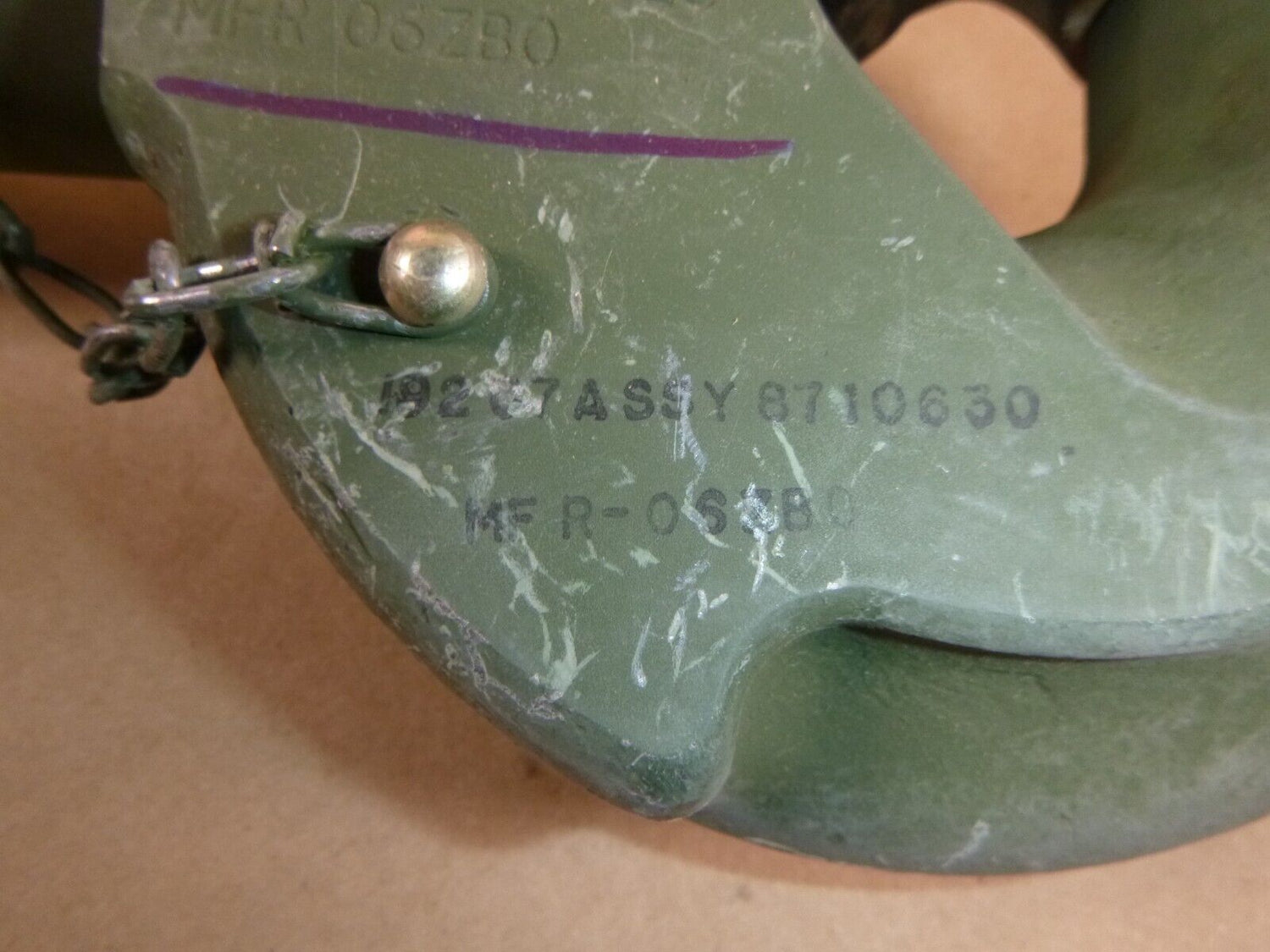 USED USGI FMTV HEMTT TOW PINTLE ASSEMBLY 8710630, MS51117-1, 2540-00-047-3926 | Genuine FMTV Replacement Parts, LMTV Parts For Sale and Military Surplus Medium Tactical Vehicle Parts &amp; Components