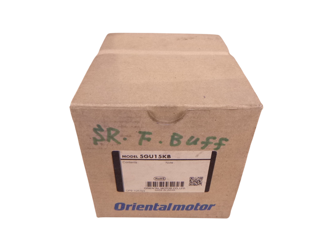 Oriental Motor 5GU15KB Gear Head Parallel Shaft (15:1) | Electrical MRO Replacement Parts &amp; Components and Commercial Electrical Supplies Company