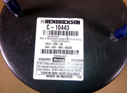 Good Year Hendrickson C-10443 Suspension Air Bag 1R12-208 | Replacement Truck Parts, Trailer Accessories, Automobile Supplies, Car Parts &amp; Accessories