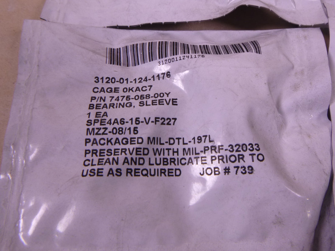 (Lot Of 6) Ultra 7475-058-00Y Sleeve Bearing , 3120-01-124-1176 | Industrial Tractor Parts Supplier and Surplus Tractor Parts &amp; Accessories