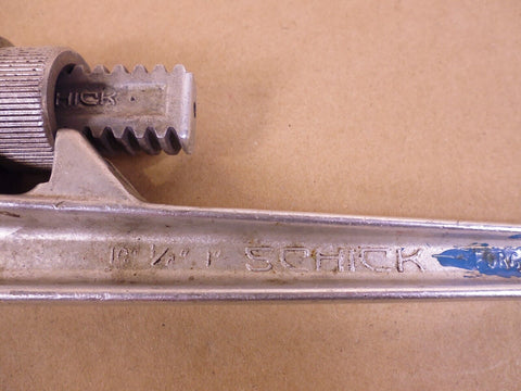 Schick USA 10"  1/4" - 1" Aluminum Adjustable Pipe Wrench Hand Tool Plumber 