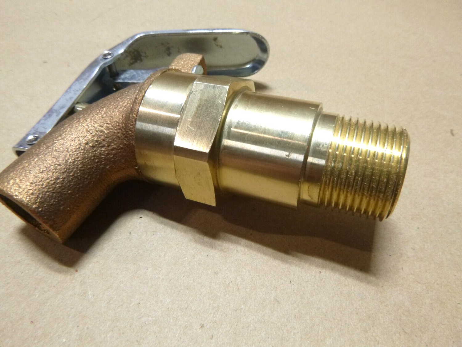 USGI Military Burlington Brass Manual Drum Faucet Self Closing 4 GPM, 3/4" NPT | Industrial MRO Replacement Parts, Manufacturing Machine Parts &amp; Components, Heavy Equipment Parts Supplier