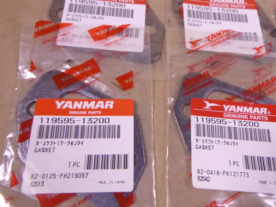 (6 PACK) Yanmar 119595-13200 Gasket OEM Genuine