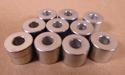 (10 Pack) 1/4" ID x 5/8" OD x 1/2" Long Steel Standoff Spacer Spacers Bushings | Industrial Replacement Nuts &amp; Bolts Distributor and Machinery Screws &amp; Fasteners Supply
