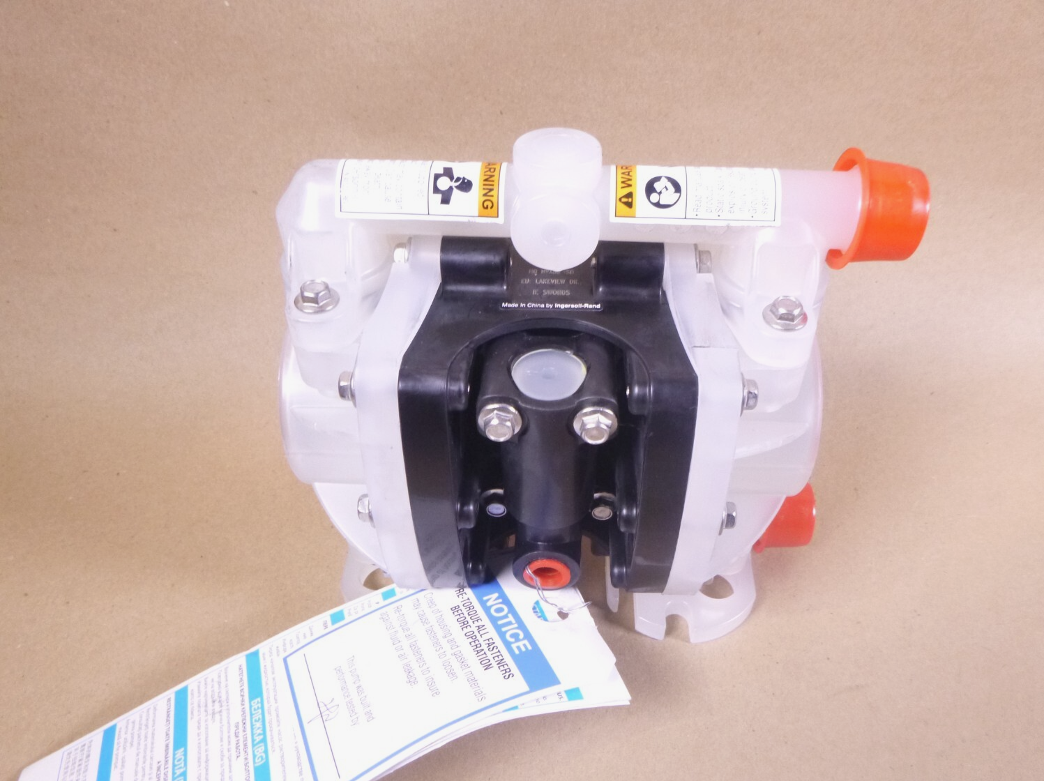 PD01P-HPS-PAA-A Ingersoll Rand ARO Air-Operated Double Diaphragm Pump 1/4" Ports | Industrial Electric Motors, Pumps &amp; Parts
