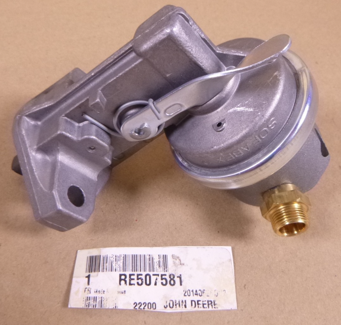 OEM Genuine John Deere RE507581 Fuel Lift Transfer Pump For 5093EN 5101E 5101EN | Industrial Tractor Parts Supplier and Surplus Tractor Parts &amp; Accessories