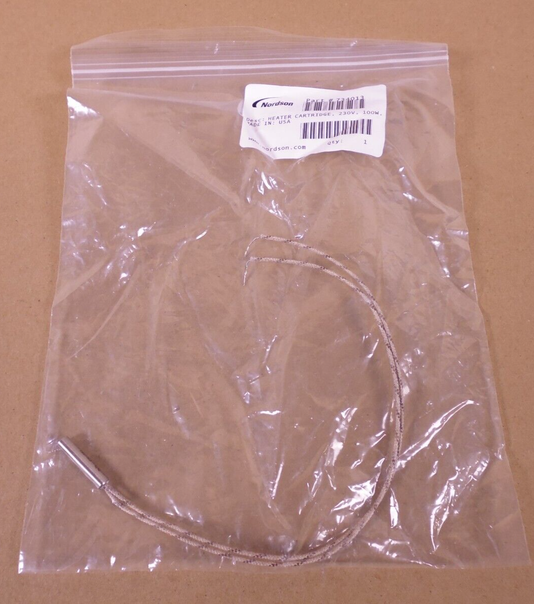 Nordson 734013 Cartridge Heater Element 11" 100W 230V | Industrial MRO Replacement Parts, Manufacturing Machine Parts &amp; Components, Heavy Equipment Parts Supplier
