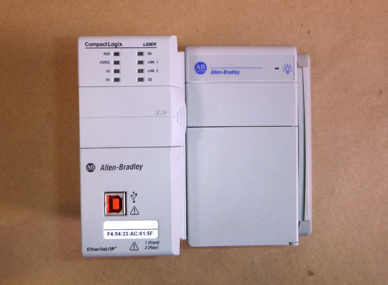 Allen-Bradley 1769-L33ER With CompactLogix Power Supply 1769-PB2 (New No Box)