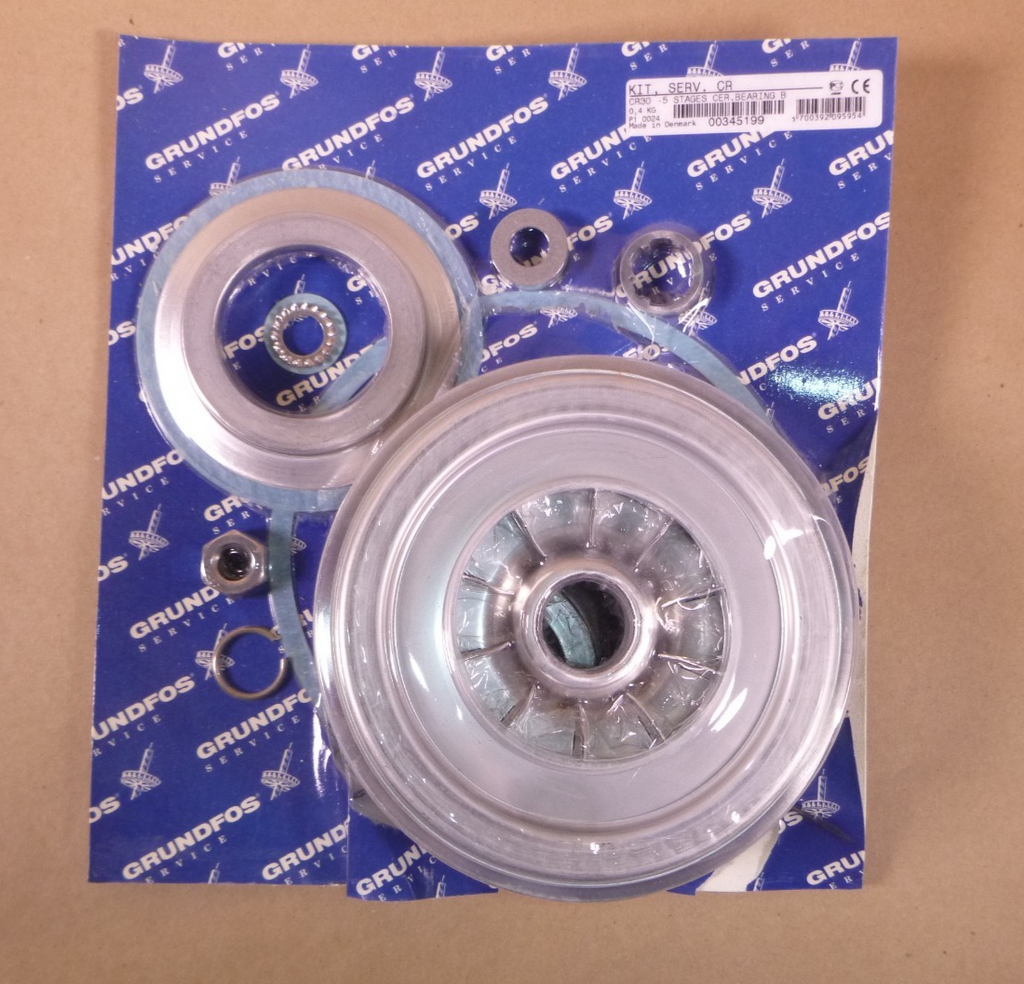 Grundfos CR30 Model B wear parts kit 1-5 stages 345199 | Industrial MRO Replacement Parts, Manufacturing Machine Parts & Components, Heavy Equipment Parts Supplier