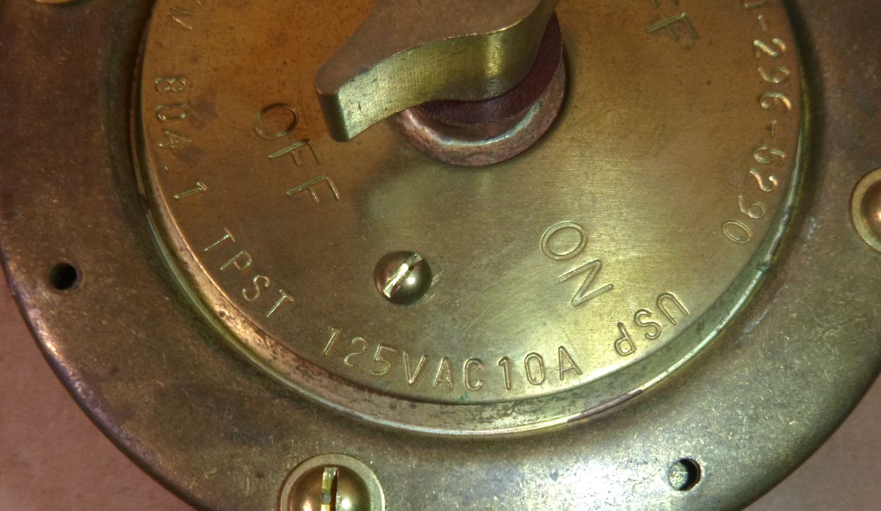 USGI Navy Rotary Switch in Submersible Enclosure M15743/3-002, 5930-00-296-5290