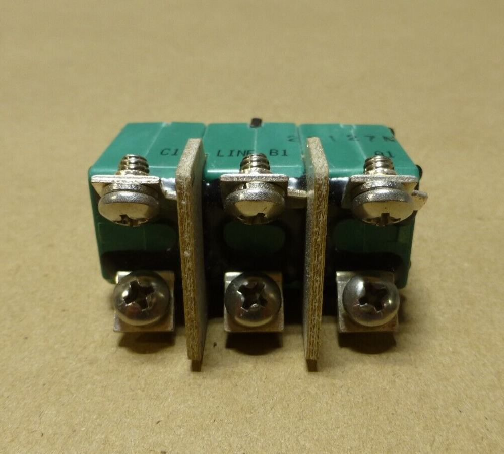 Klixon Sensata 6TC14-15 3-Phase 15Amp Circuit Breaker 15A | Electrical MRO Replacement Parts &amp; Components and Commercial Electrical Supplies Company