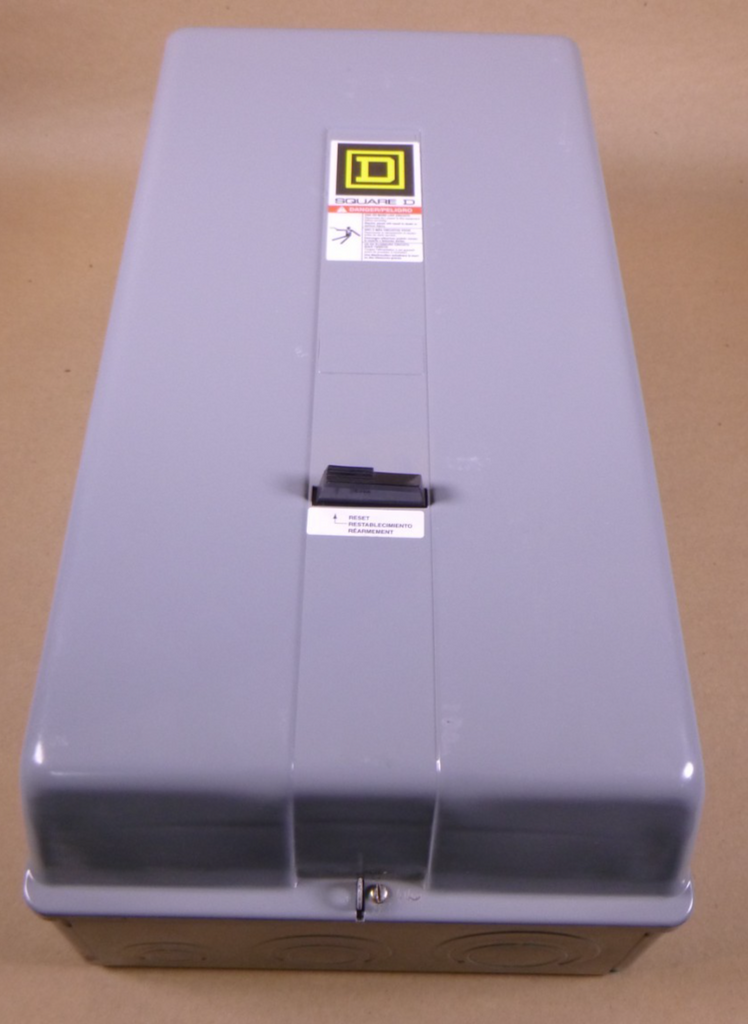 Square D 8536SEG1S Nema Size 3 50HP 600V 120V Coil Motor Starter Enclosure