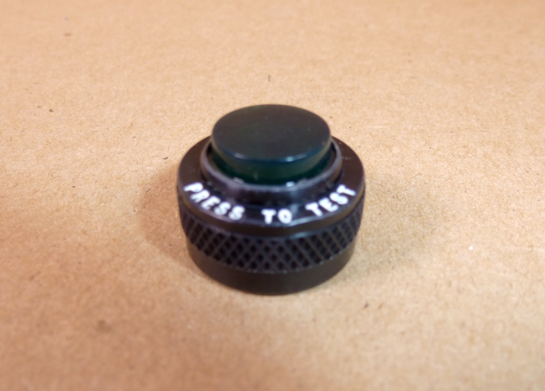 803-0332-500 Dialight Optical Green Press-To-Test Panel Mount Indicator Cap | Electrical MRO Replacement Parts &amp; Components and Commercial Electrical Supplies Company