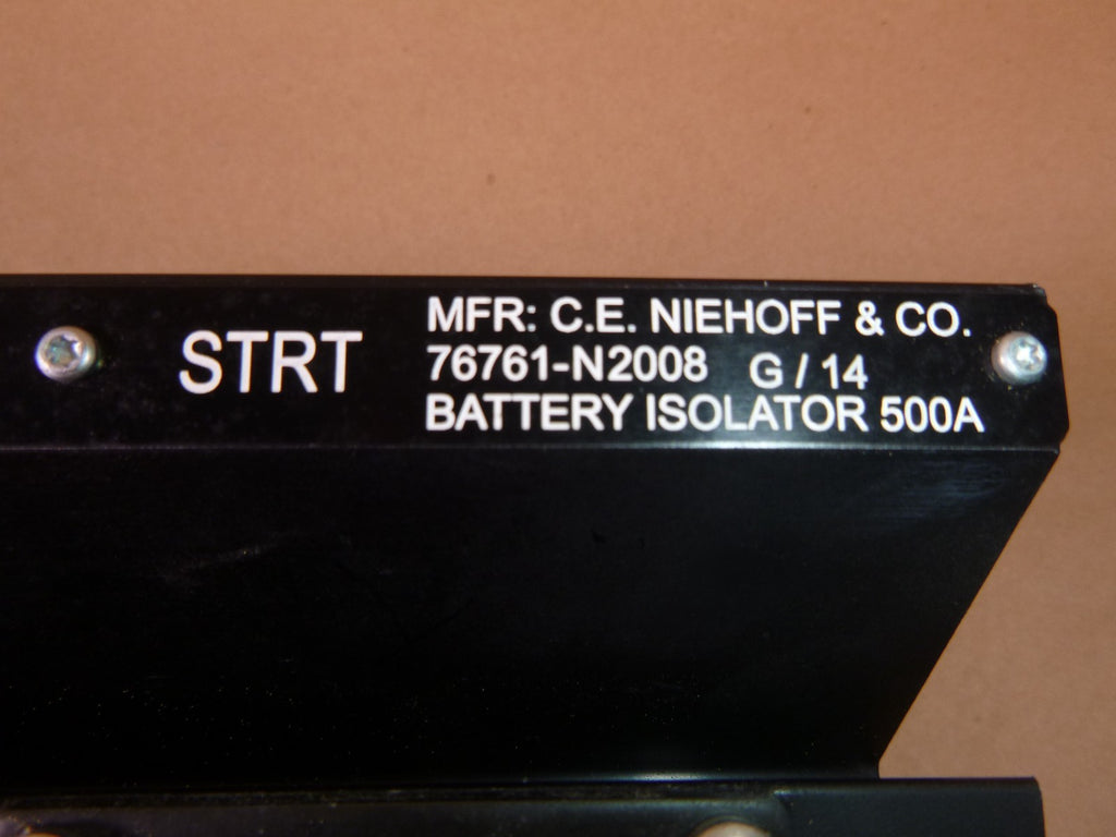*DENT* USGI Military MRAP 500 Amp C.E. NIEHOFF Battery Isolator 76761-N2008 | Genuine FMTV Replacement Parts, LMTV Parts For Sale and Military Surplus Medium Tactical Vehicle Parts & Components