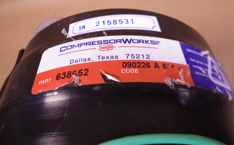 M1114 Humvee AC Compressor w/ 1 wire 638652 RCSK17567 12469151 4130-01-420-8306 | Genuine HMMWV Replacement Parts and Military Surplus Humvee Parts & Accessories