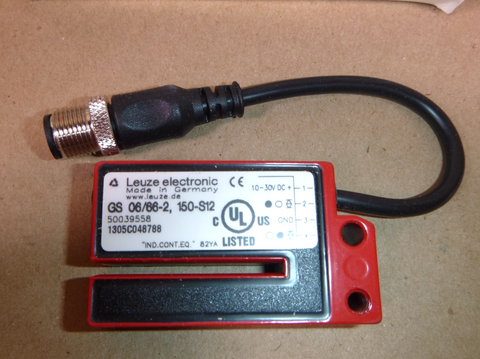 Leuze GS 06/66-2, 150-S12 Photoelectric Sensor 10-30 Vdc