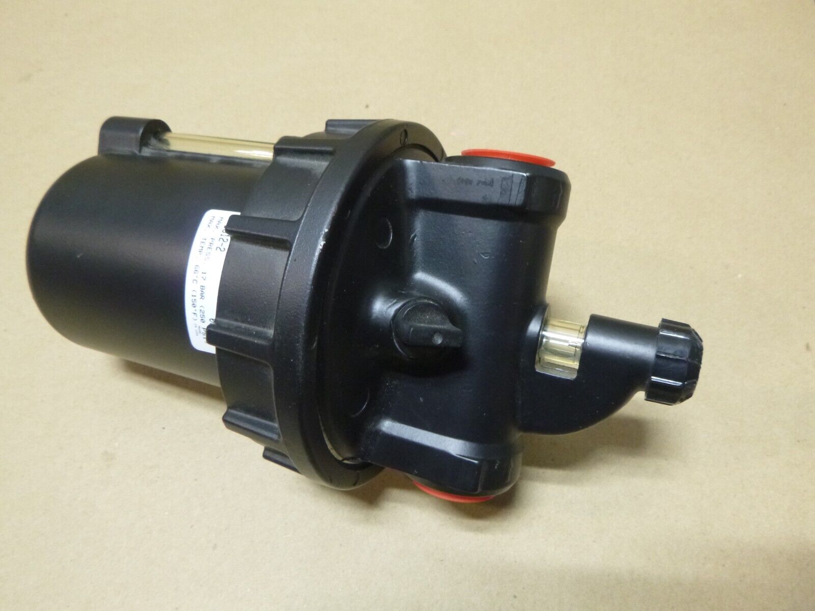 Alemite 5912-2 Air Line Lubricator 3/4" IN/OUT, 250 PSI, 16 Ounce Bowl | Industrial MRO Replacement Parts, Manufacturing Machine Parts &amp; Components, Heavy Equipment Parts Supplier