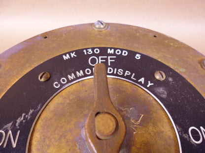 Naval Sea Marine F6891201-017H MK 130 MOD 5 On/Off Common Display Switch *UNTESTED* | Electrical MRO Replacement Parts &amp; Components and Commercial Electrical Supplies Company