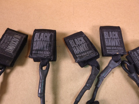(Lot of 7) Blackhawk Tactical Pistol Lanyard, Coiled (90TPL1BK) 4020-01-493-8335 | Industrial MRO Tools and Replacement Industrial Equipment Components